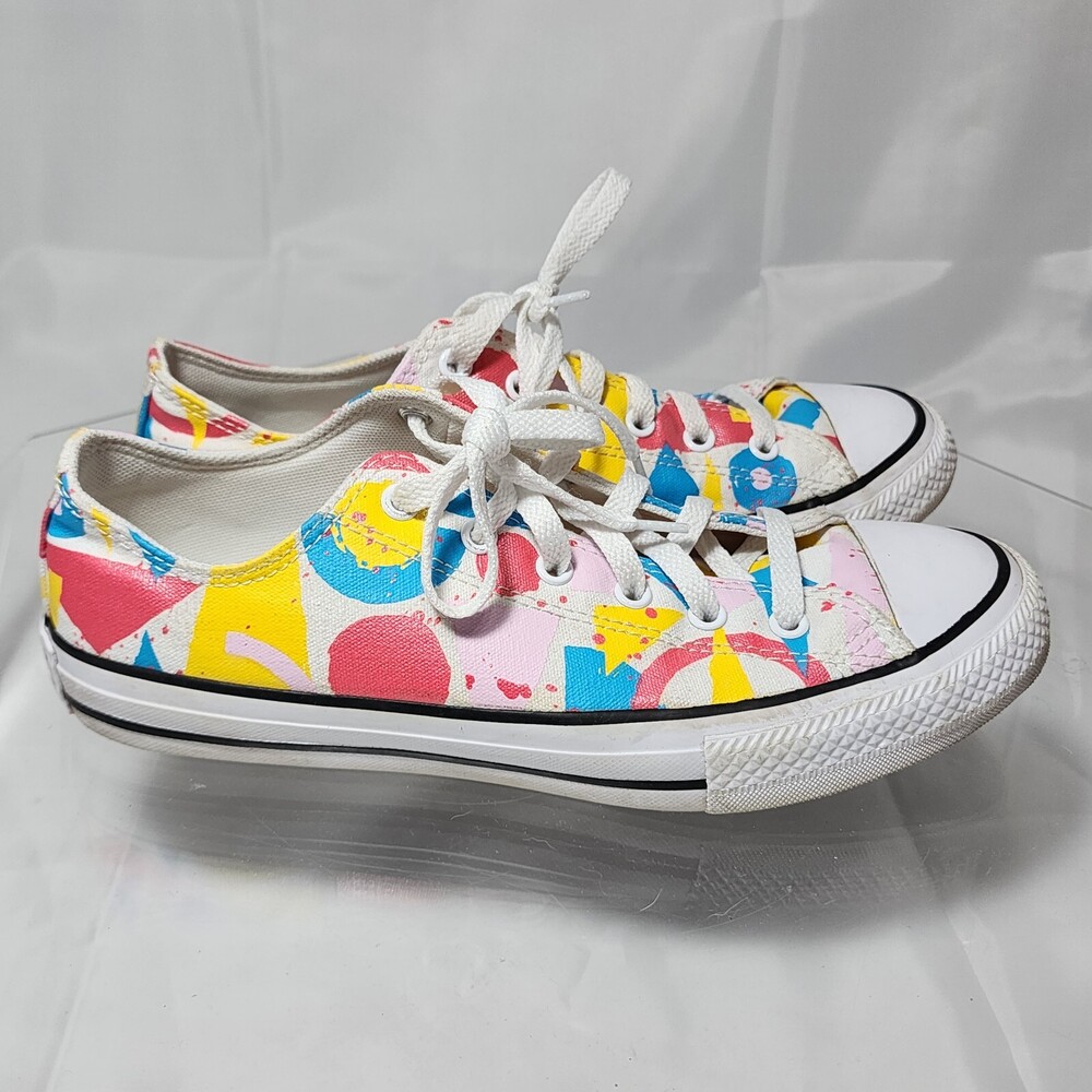 Converse Chuck Taylor All Star Low GS ART CLASS Junior Sz 6/38.5 Sneakers Rare